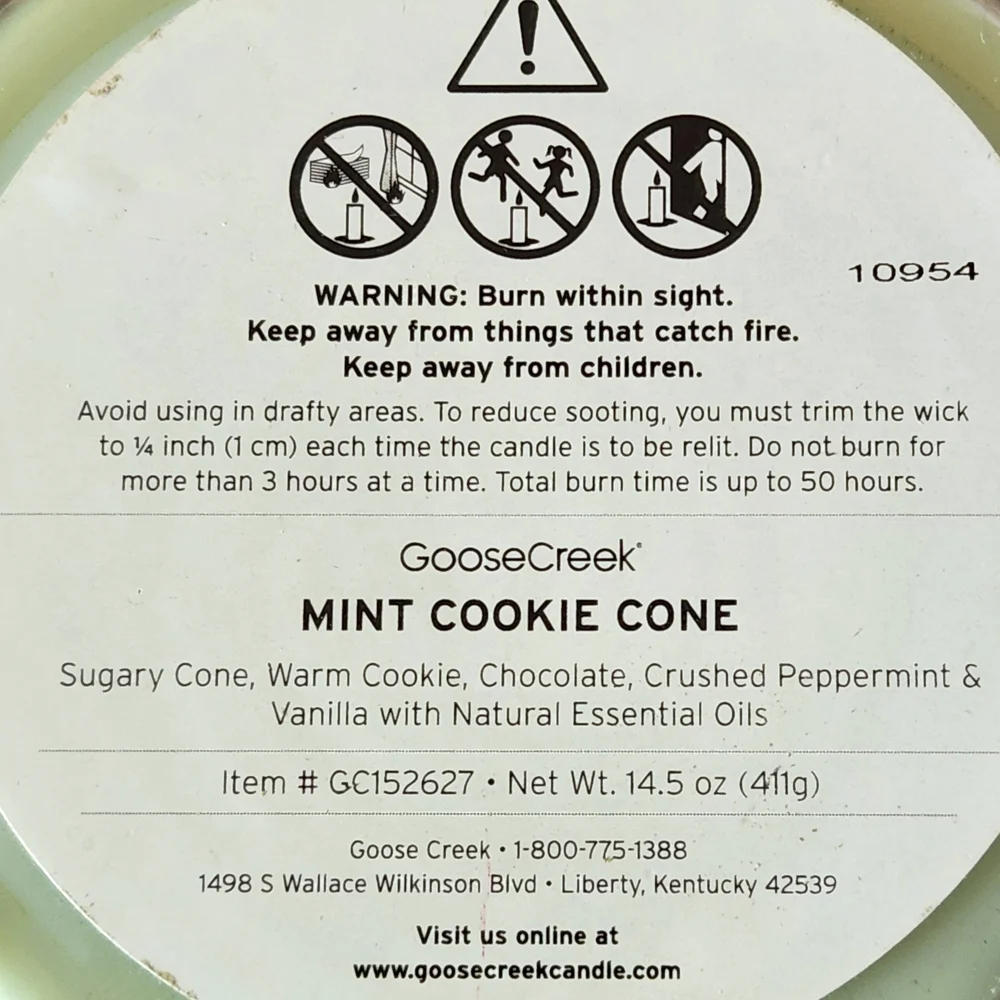 Mint Cookie Cone 3-Wick Candle